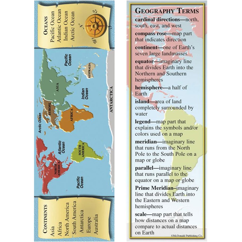 Geography Smart Bookmark