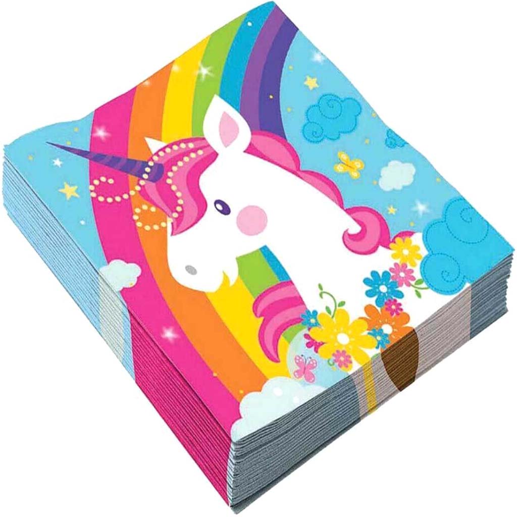 Unicorn Fair Tale Luncheon Napkins