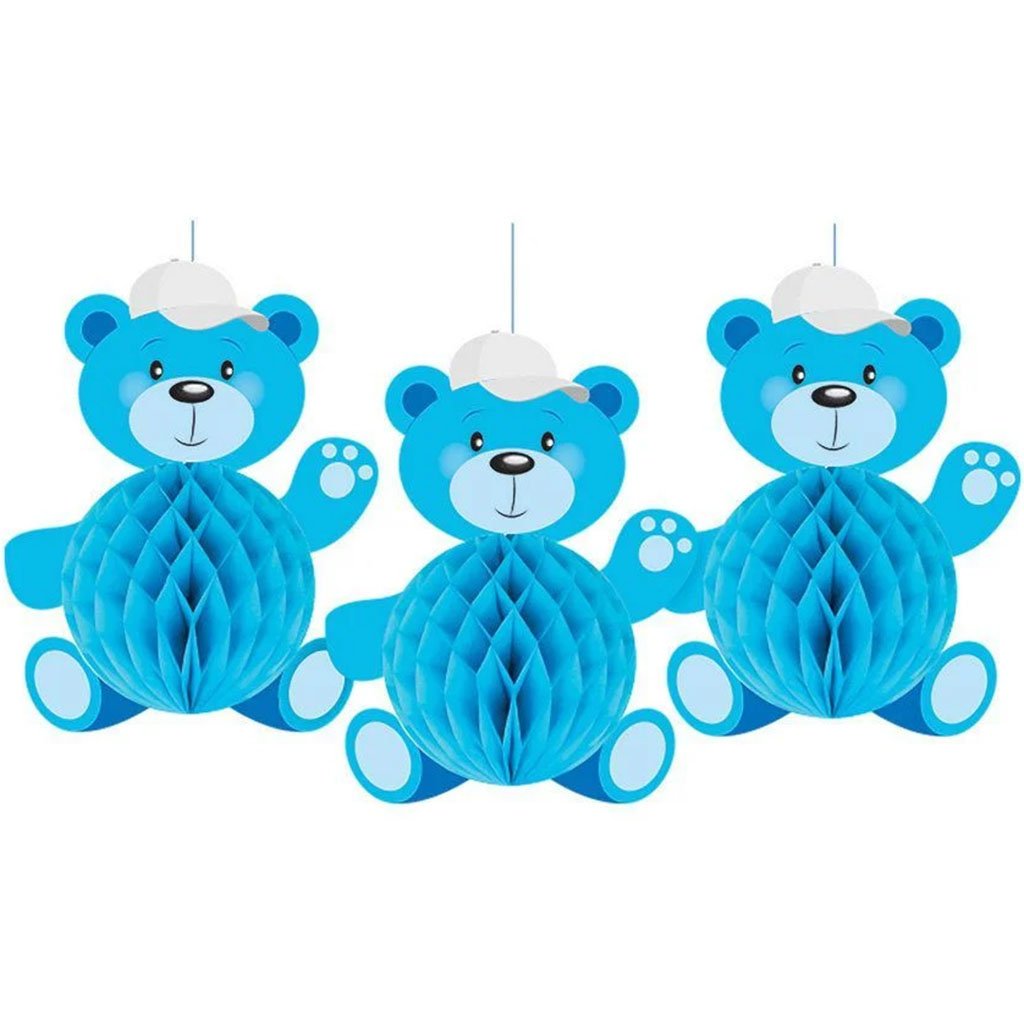 It&#39;s A Boy Honeycomb Bears