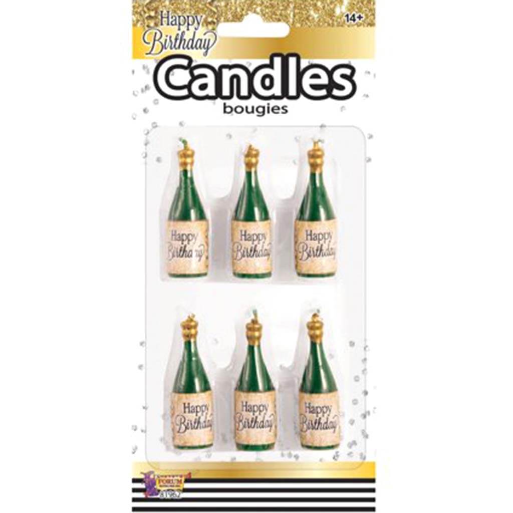 Champagne Bottle Candles