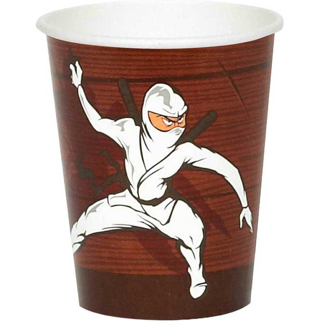 Ninja Warrior Paper Cups