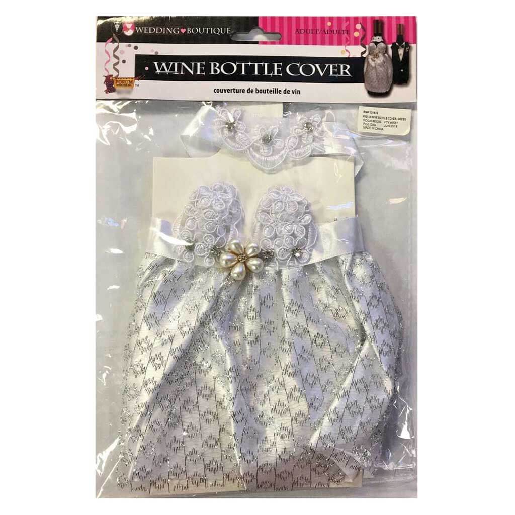 Wedding Dress Wine Bottle