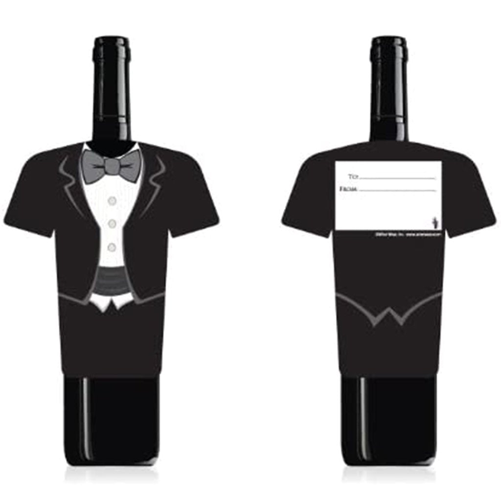 Black Tuxedo Wine Bottle Cover