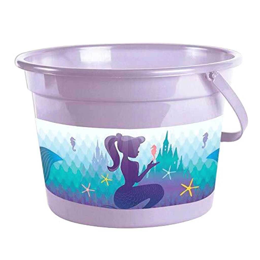 Mermaids Under the Sea Ocean Plastic Bucket