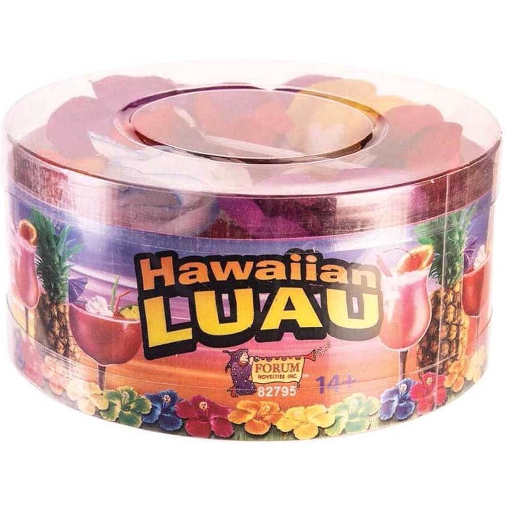 Luau Hawaiian Flower 3in Cocktail Drink Picks