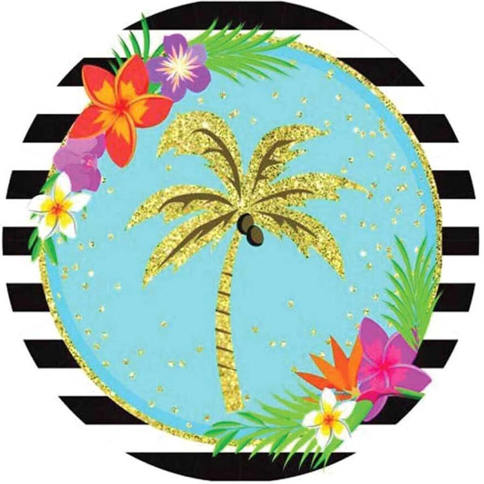 Luau Hawaiian 9in Plates