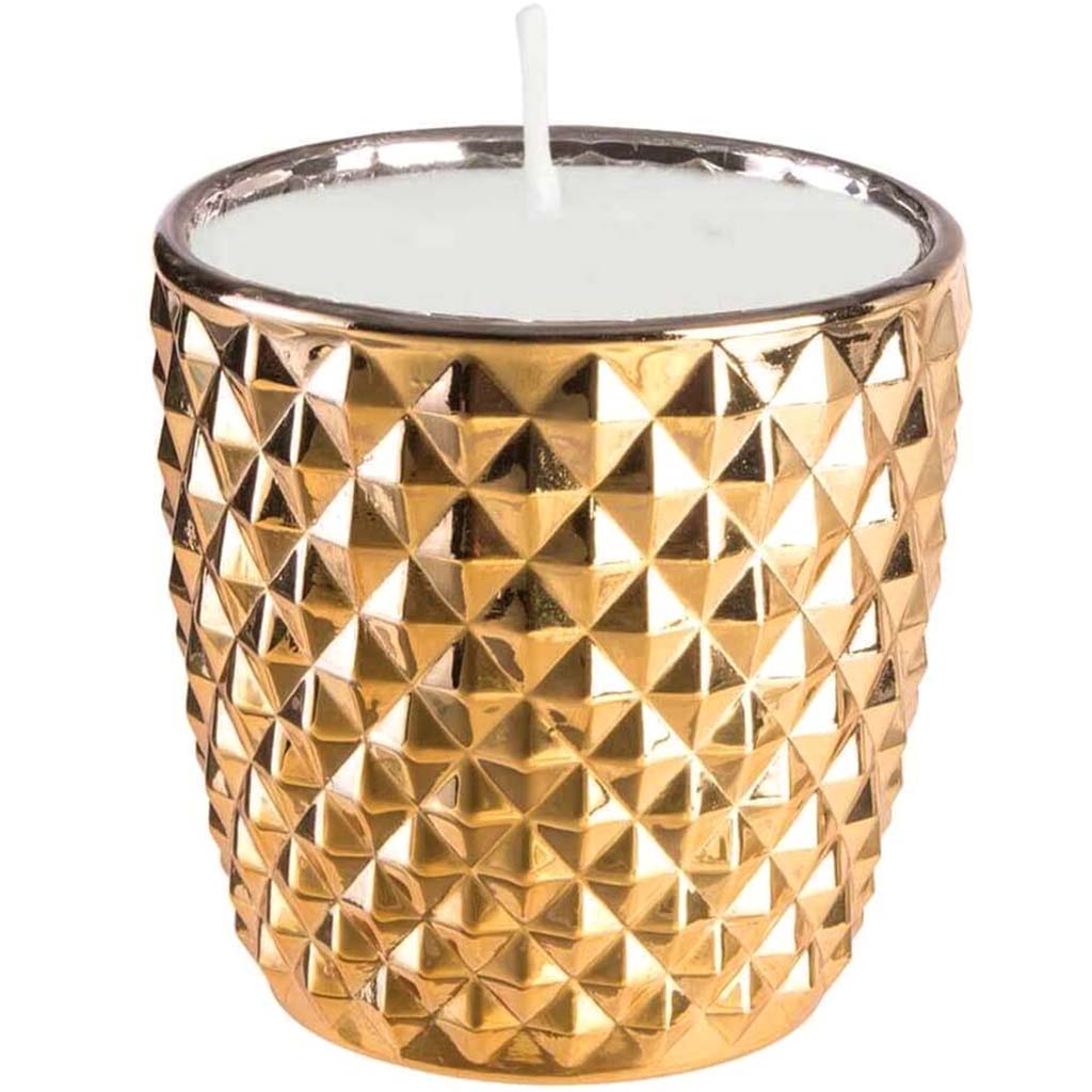 Golden Pineapple Designed Candle Holder 3in