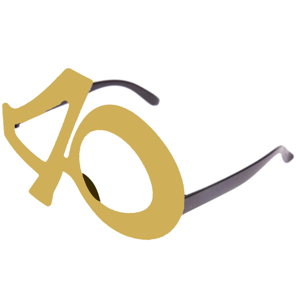 Gold Metallic Glasses 40