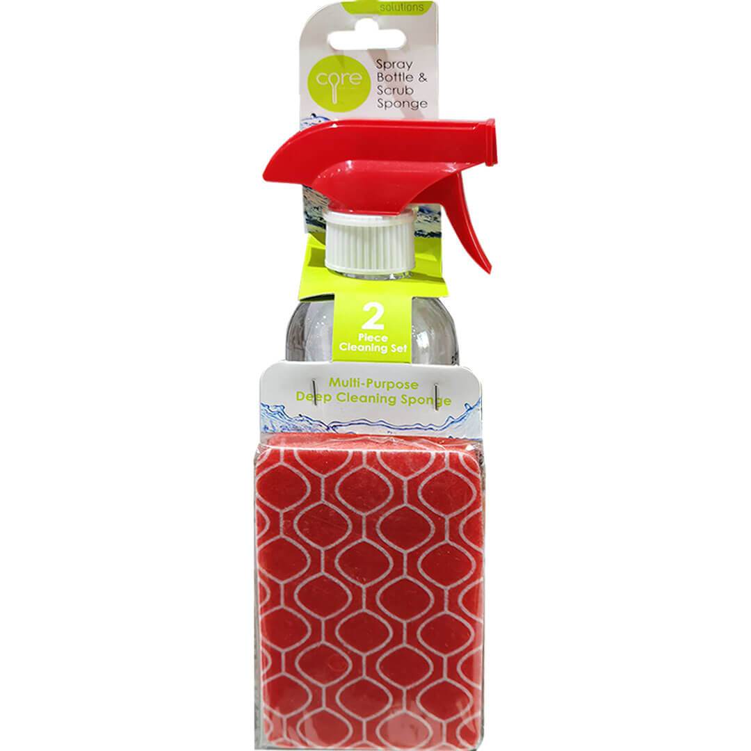 Cleaning Tool Set Sponge and Spray