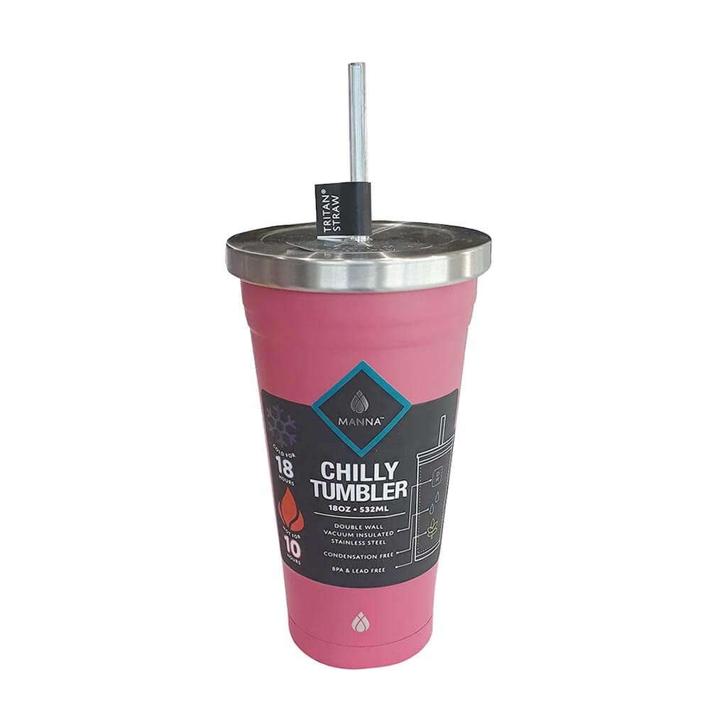 Manna Chilly Tumbler With Straw 18oz / 532ml