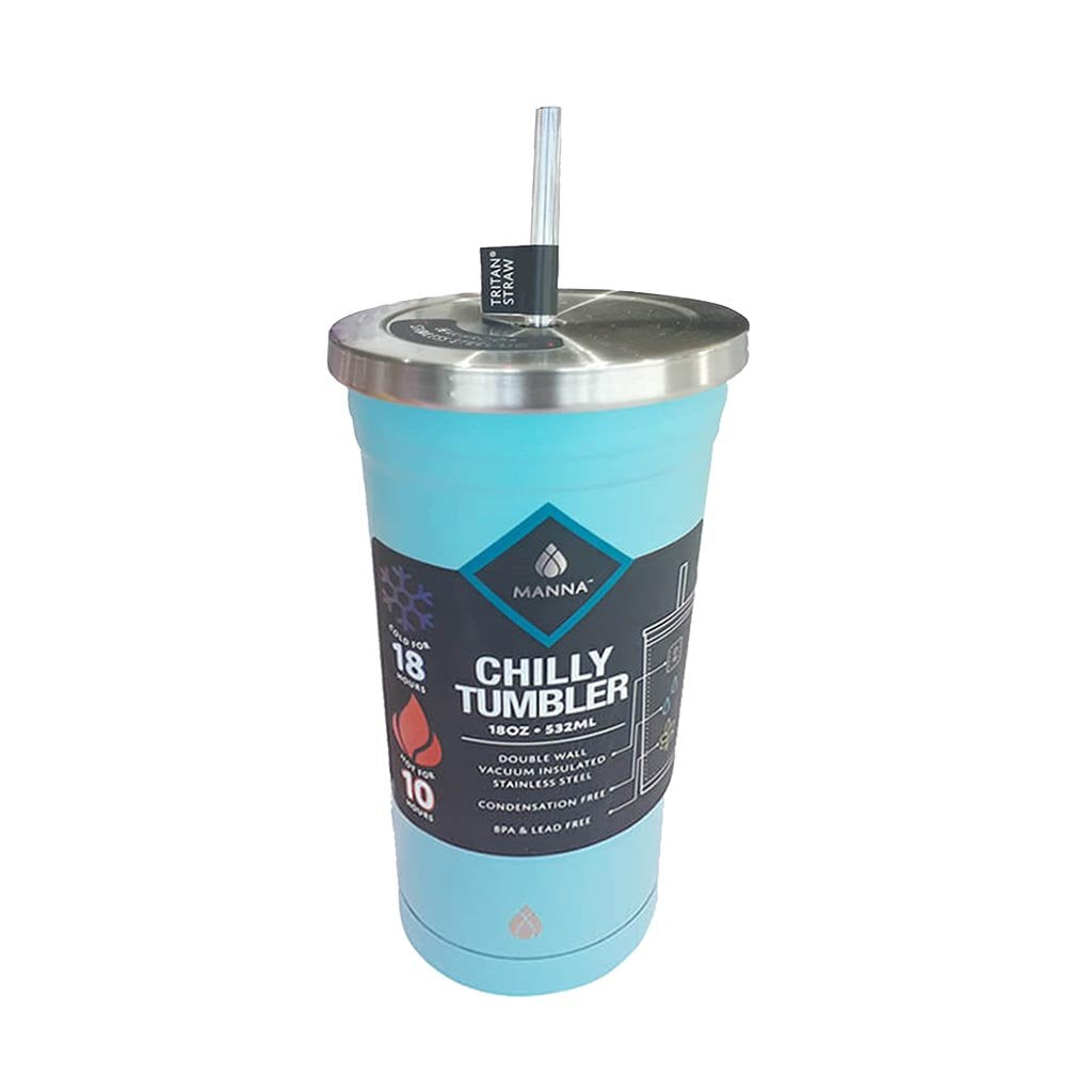 Manna Chilly Tumbler With Straw 18oz / 532ml