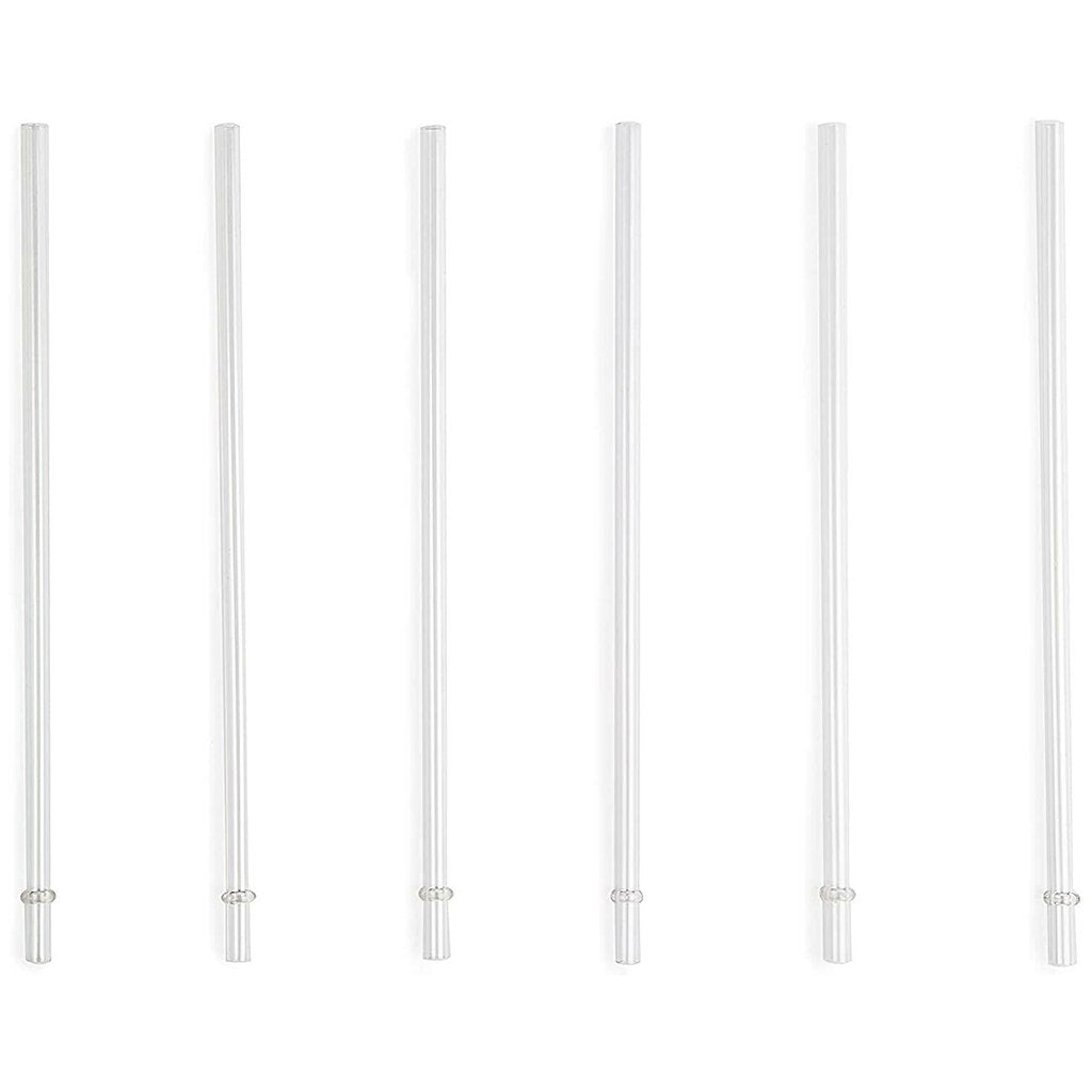 Clear Reusable Tritan Drinking Straw Set 10.25in