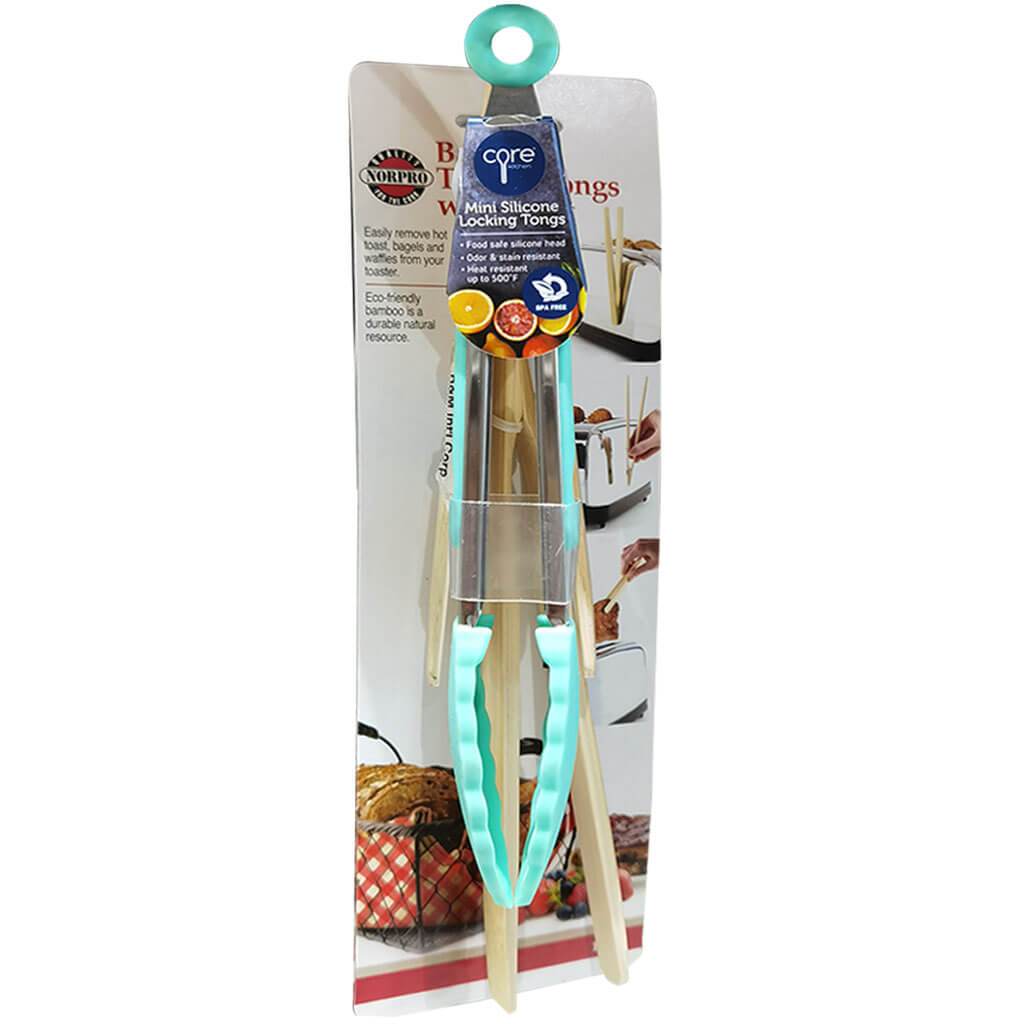 Mini Silicone Locking Tongs