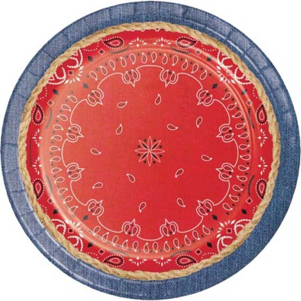 Bandanarama Dinner Plates 18ct