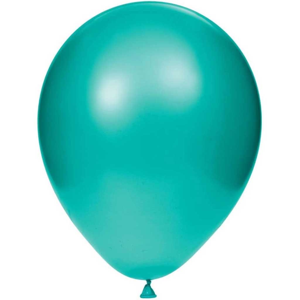 Latex Balloon 12in Teal Lagoon 15ct