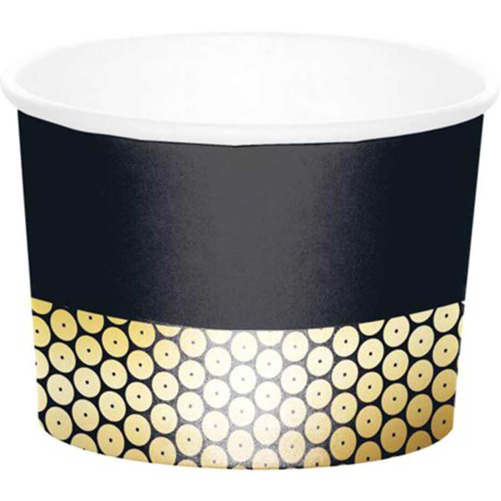 Gold Sequin Treat Cups 6ct