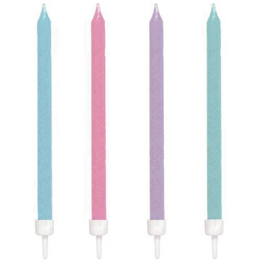 Pastel Candles 12ct