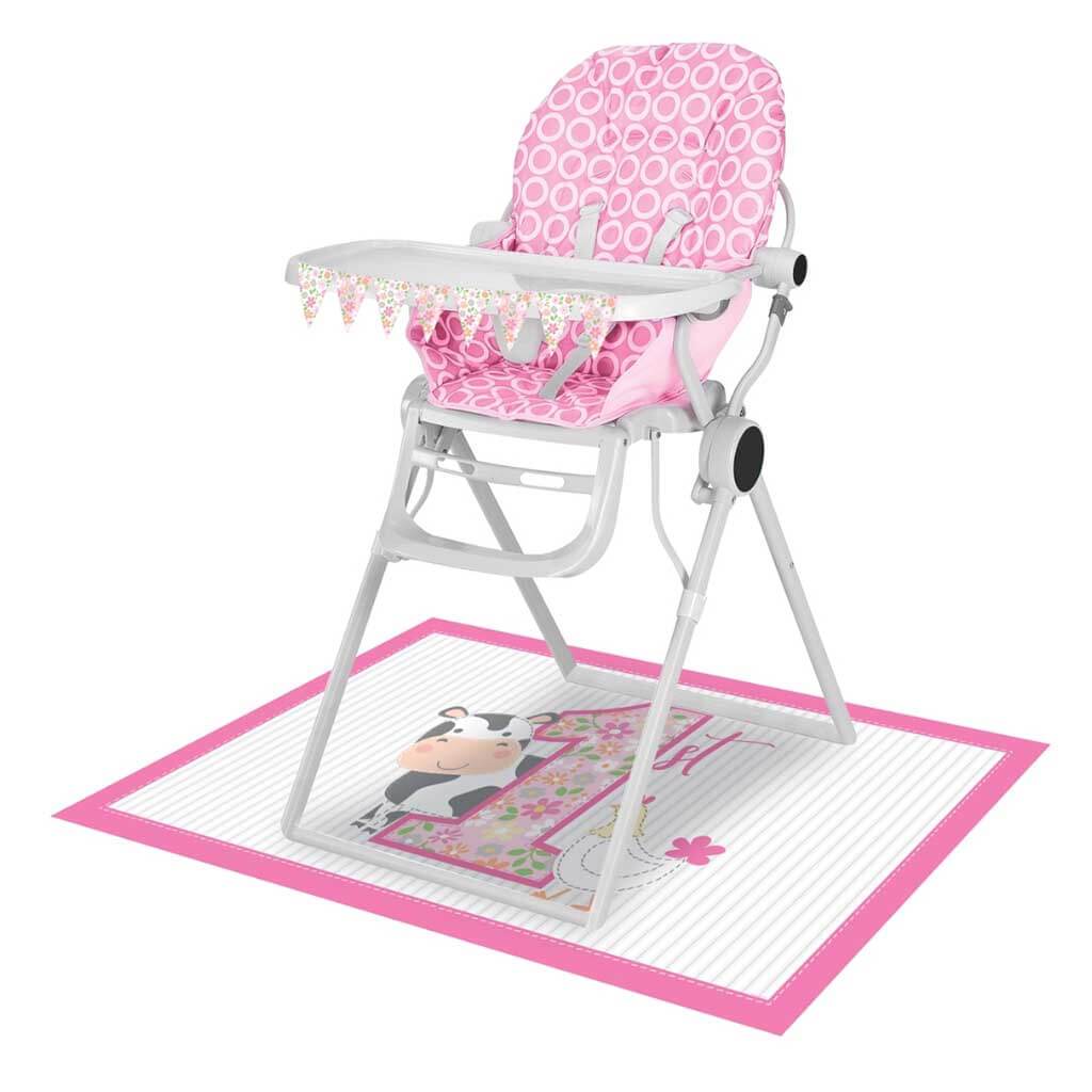 Farmhouse Birthday Girl High Chair Kit