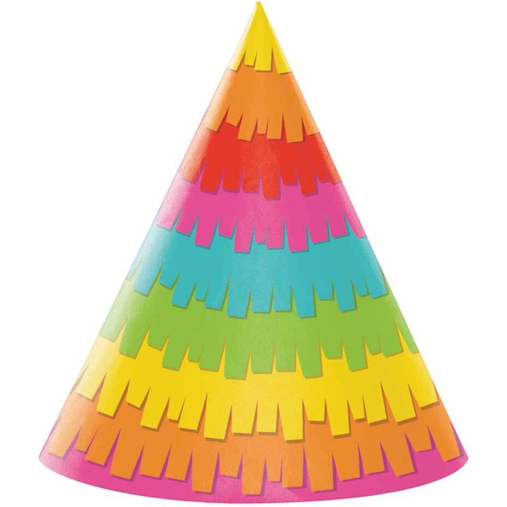 Fiesta Fun Party Hats 8ct