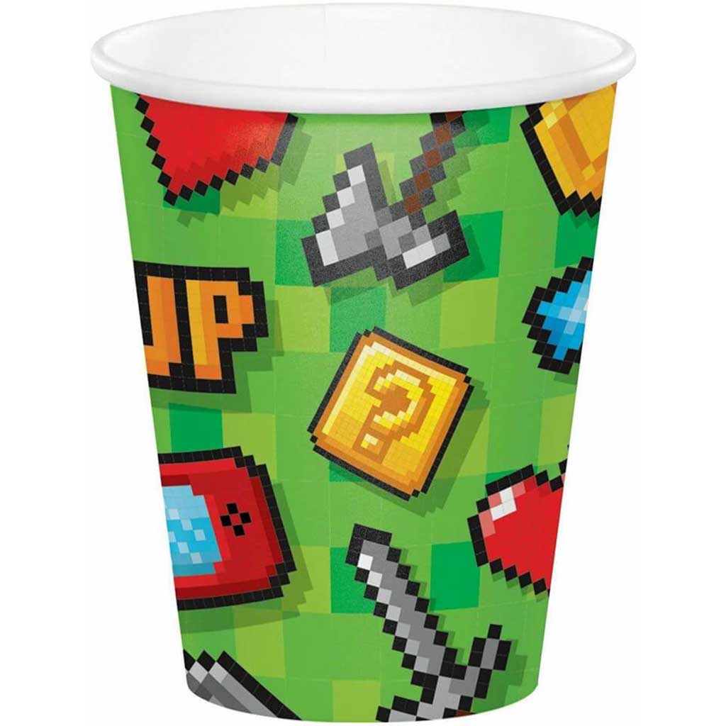 Gaming Party Hot/Cold Party Cups  9oz