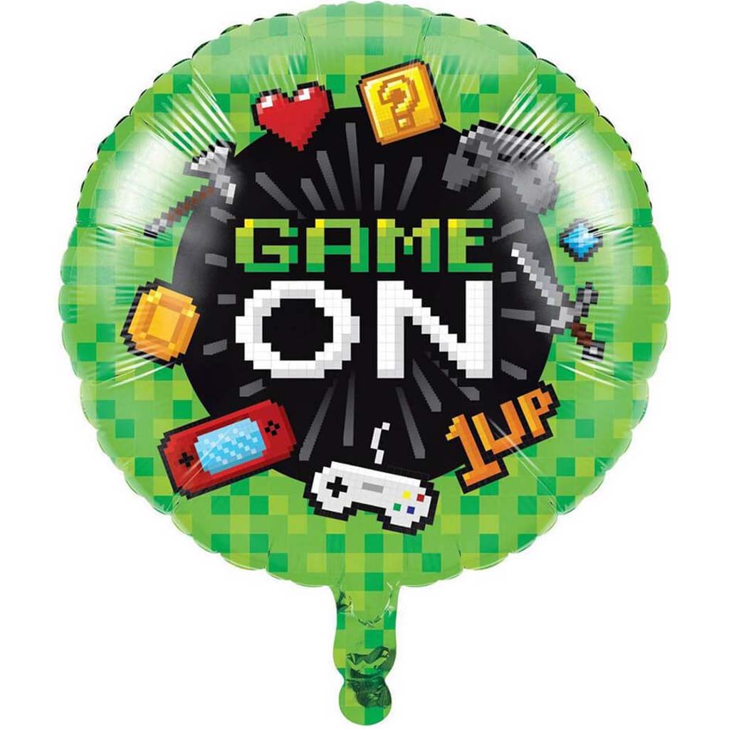 Gaming Party Party Mylar Balloon 18in