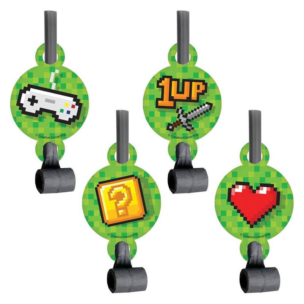 Gaming Party Party Party Blowers 8ct