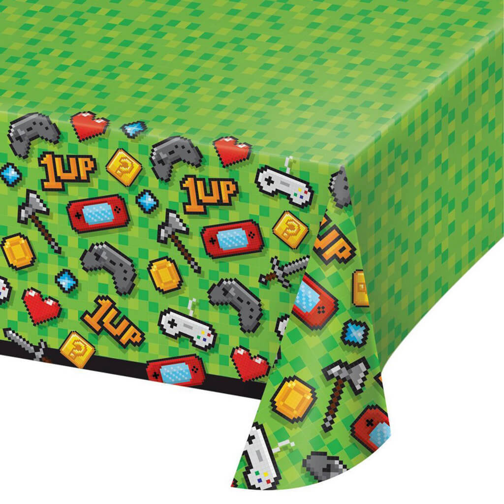 Gaming Party Party Plastic Plastic Tablecover 54inx102in