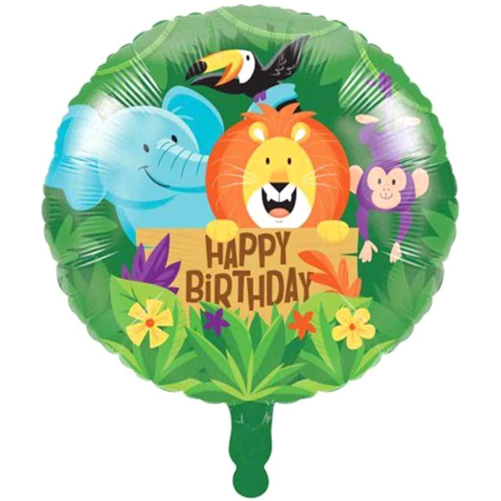 Jungle Safari Mylar Balloon 18in