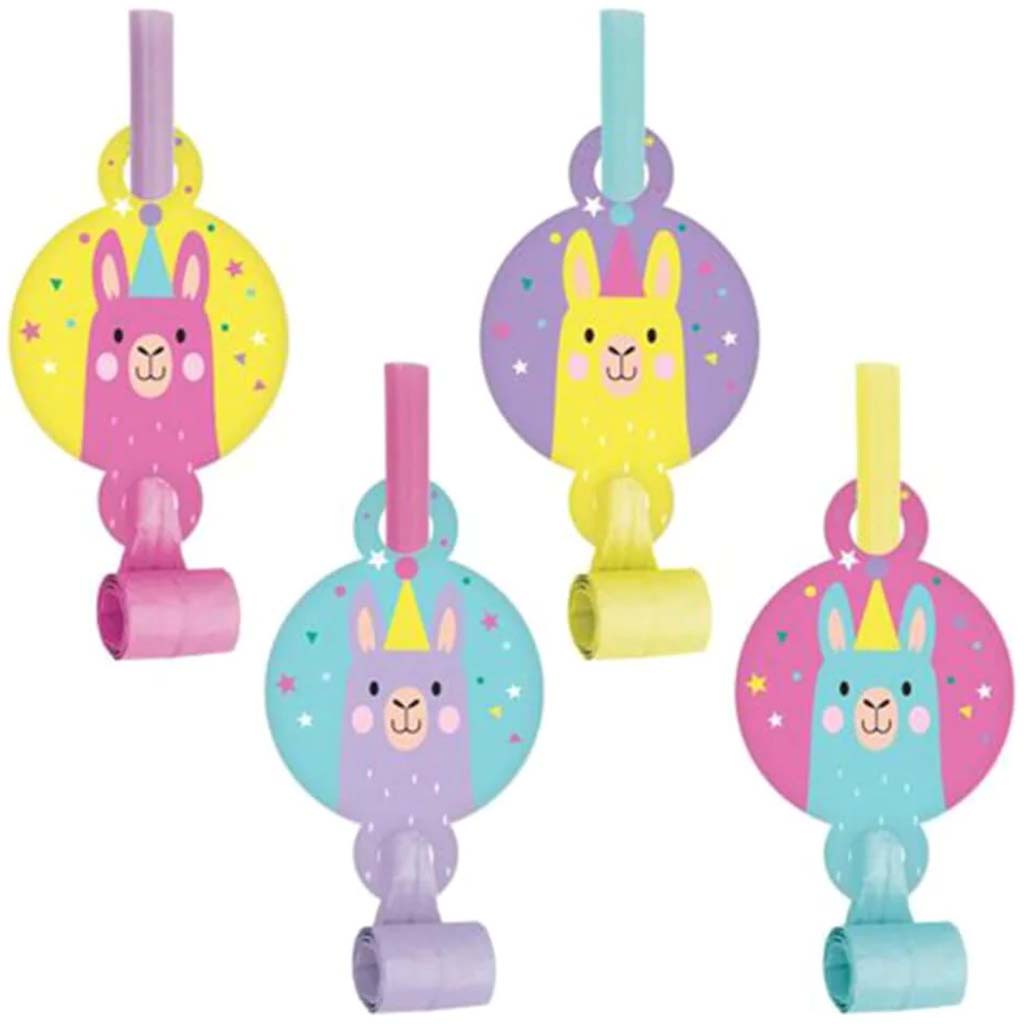 Llama Party Blowers 8ct