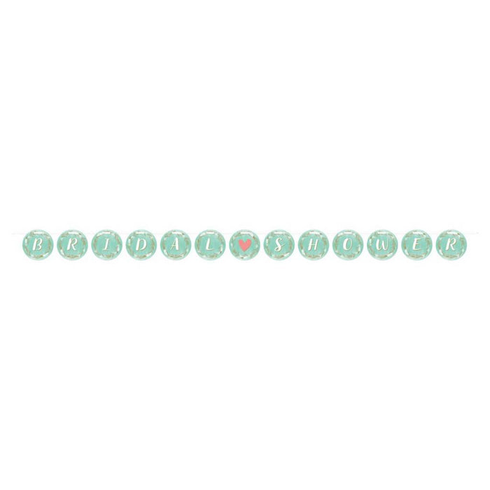 Mint Ribbon Banner Bridal Shower