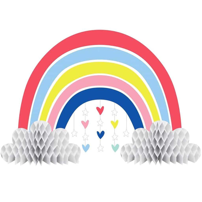 Over The Rainbow Honeycomb Centerpiece