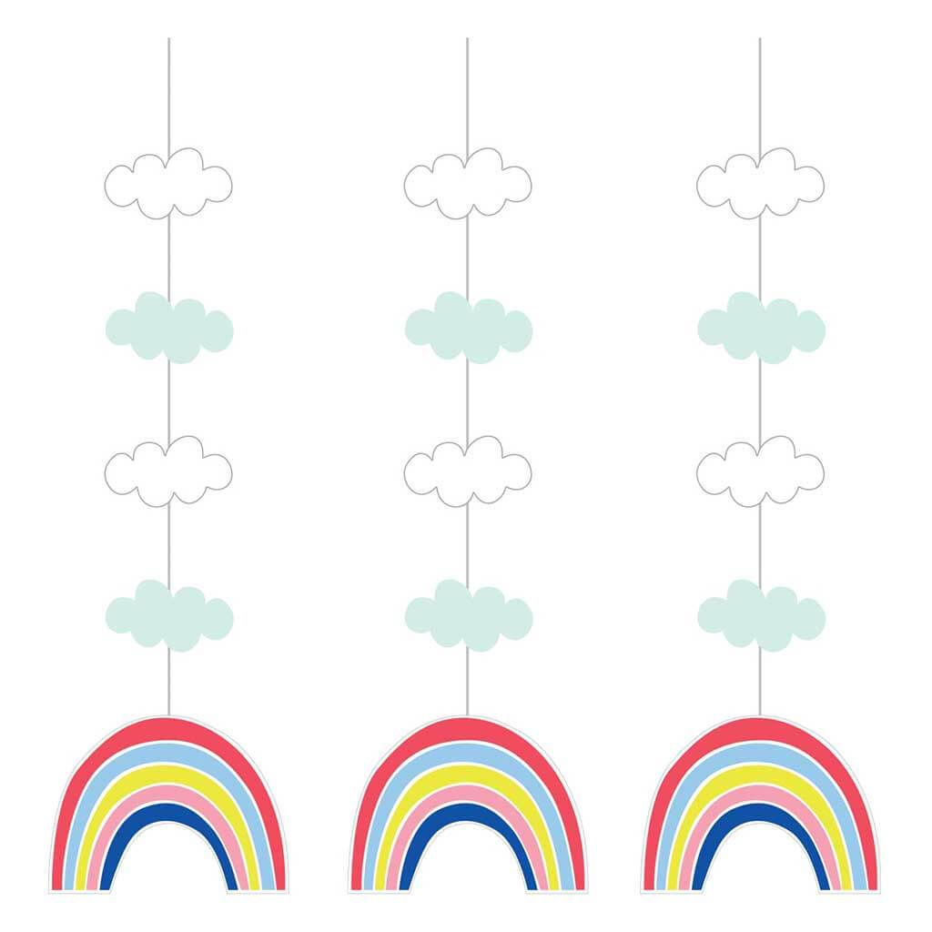 Over The Rainbow Hanging Cutouts