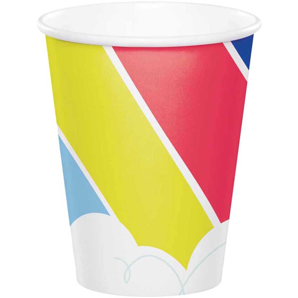 Over The Rainbow Hot/Cold Cups 9oz 8ct