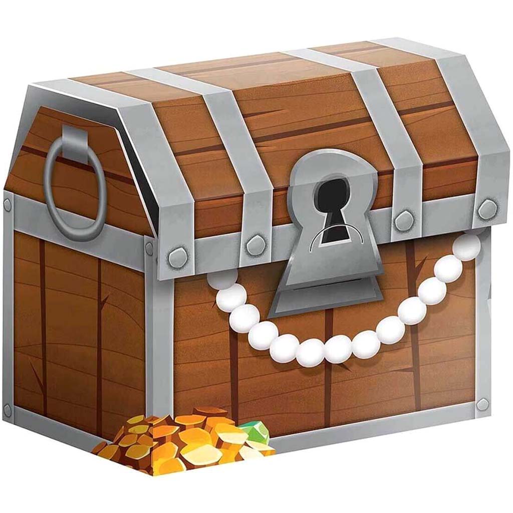 Pirate Treasure Favor Boxes 8ct