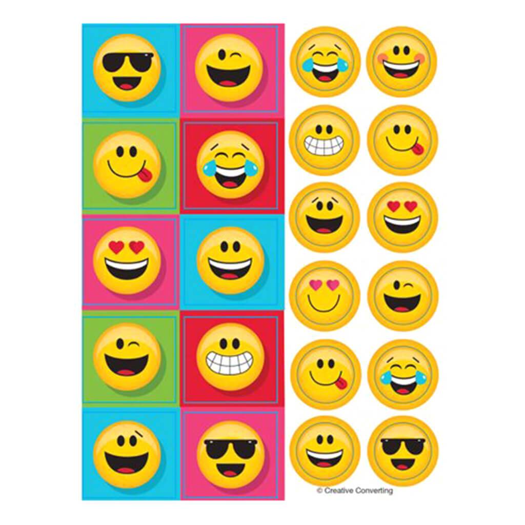 Show Your Emojions Stickers 4ct