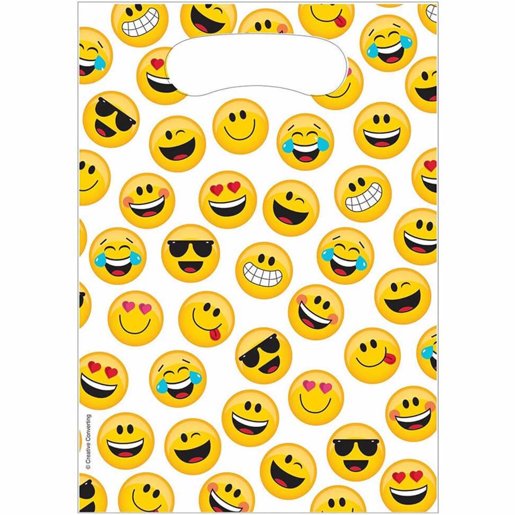 Show Your Emojions Loot Bags Party Supplies 8ct