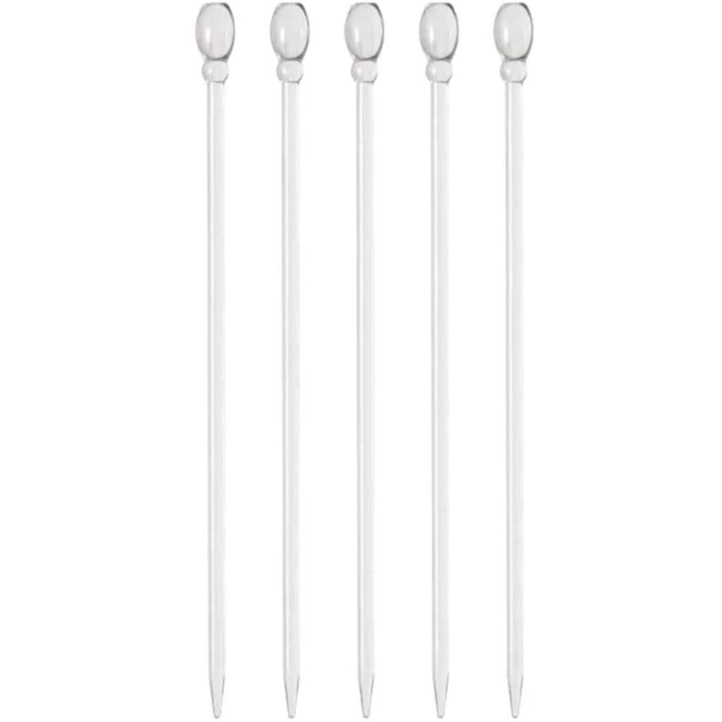 Clear Plastic Picks 4.5in 50ct