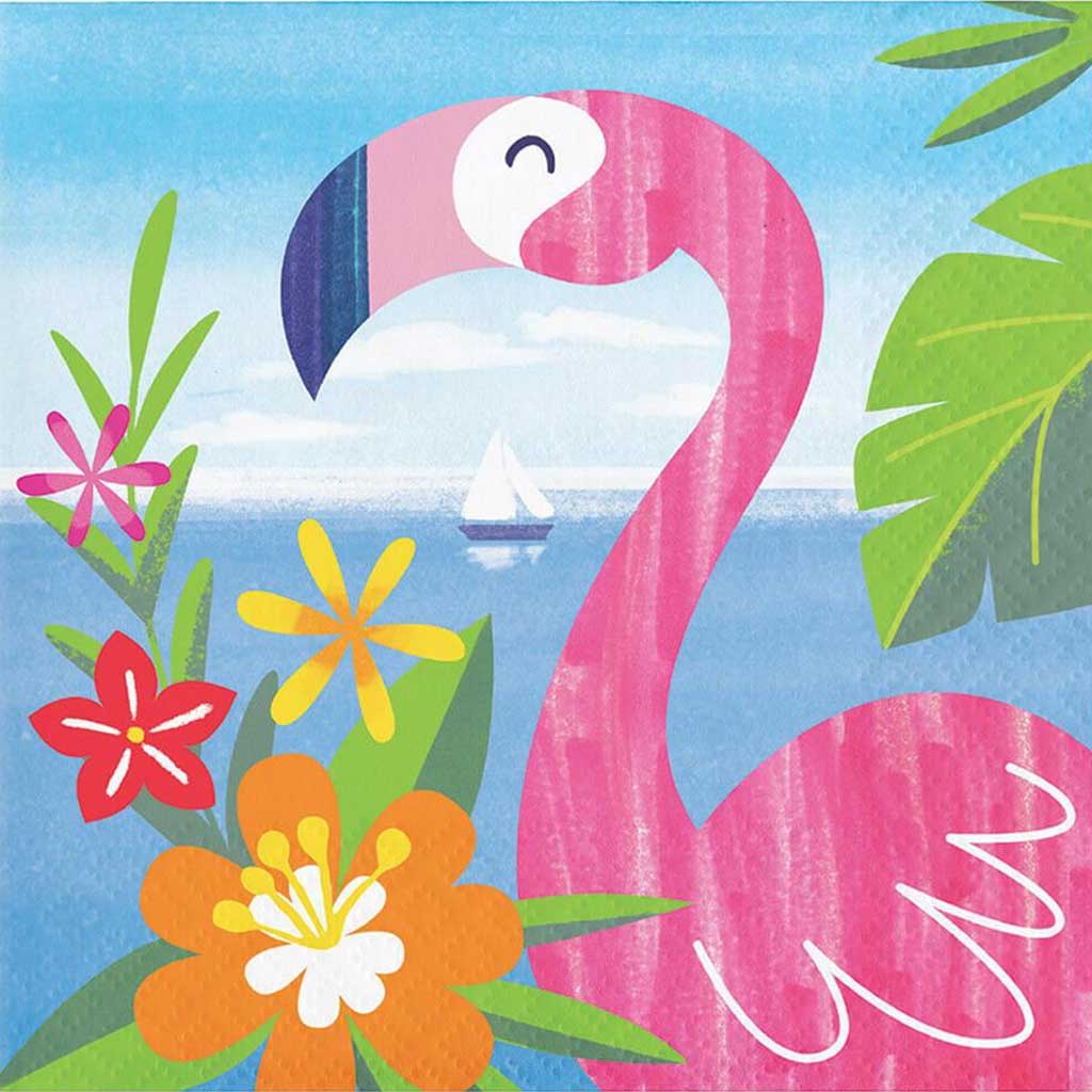 Lush Luau Beverage Napkins 2ply 16ct