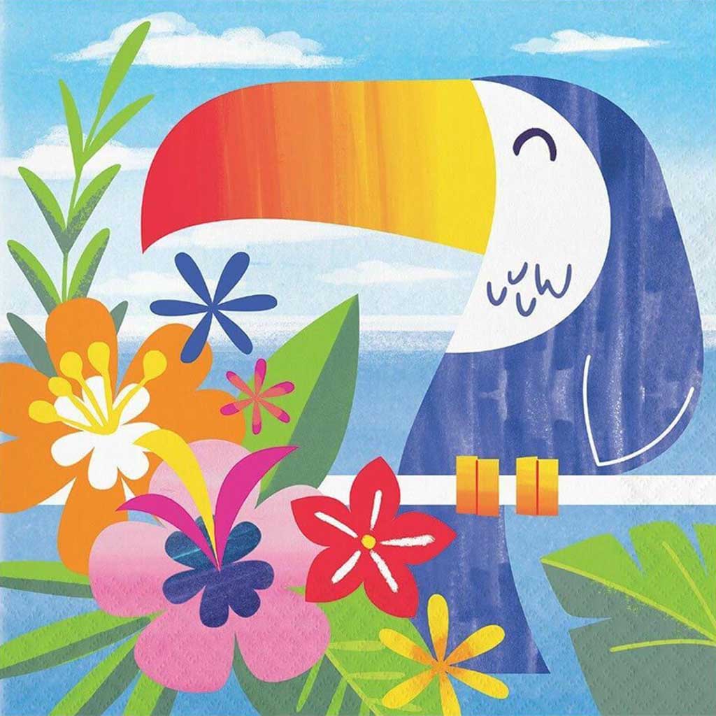 Lush Luau Luncheon Napkins 2ply 16ct