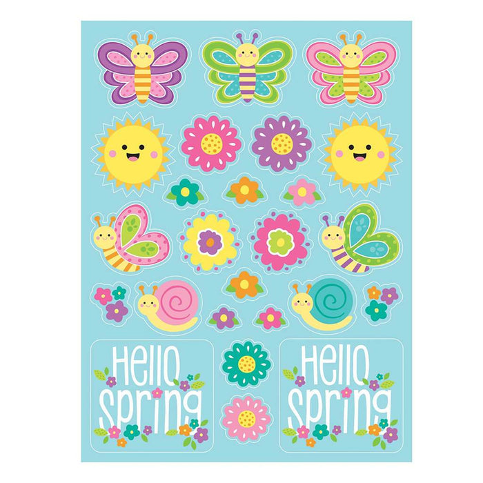 Hello Spring Stickers 4ct