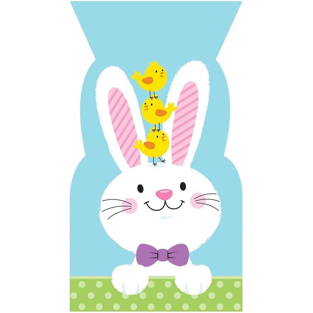 Bunny And Pals Cello Bag with Twist Ties 20ct