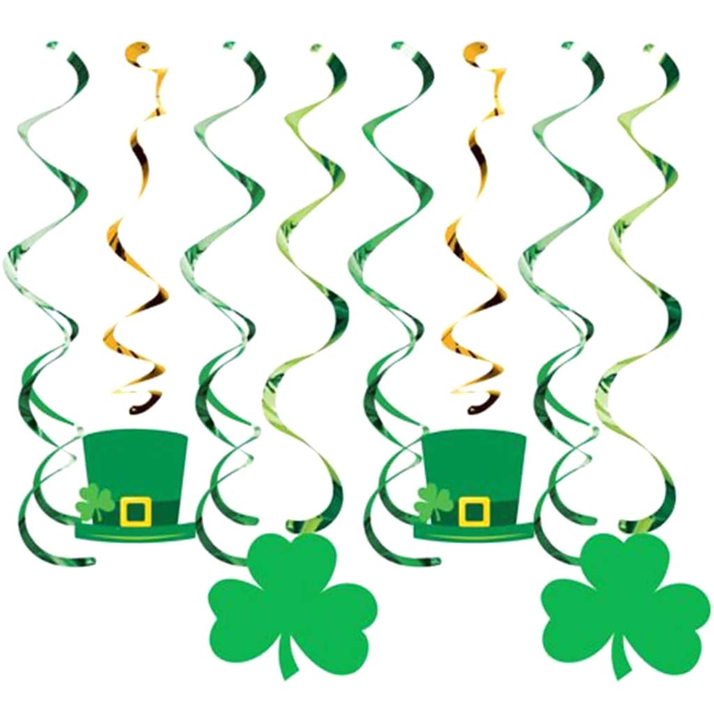 Split Dizzy Danglers And St. Patrick&#39;s Day Icons 8ct