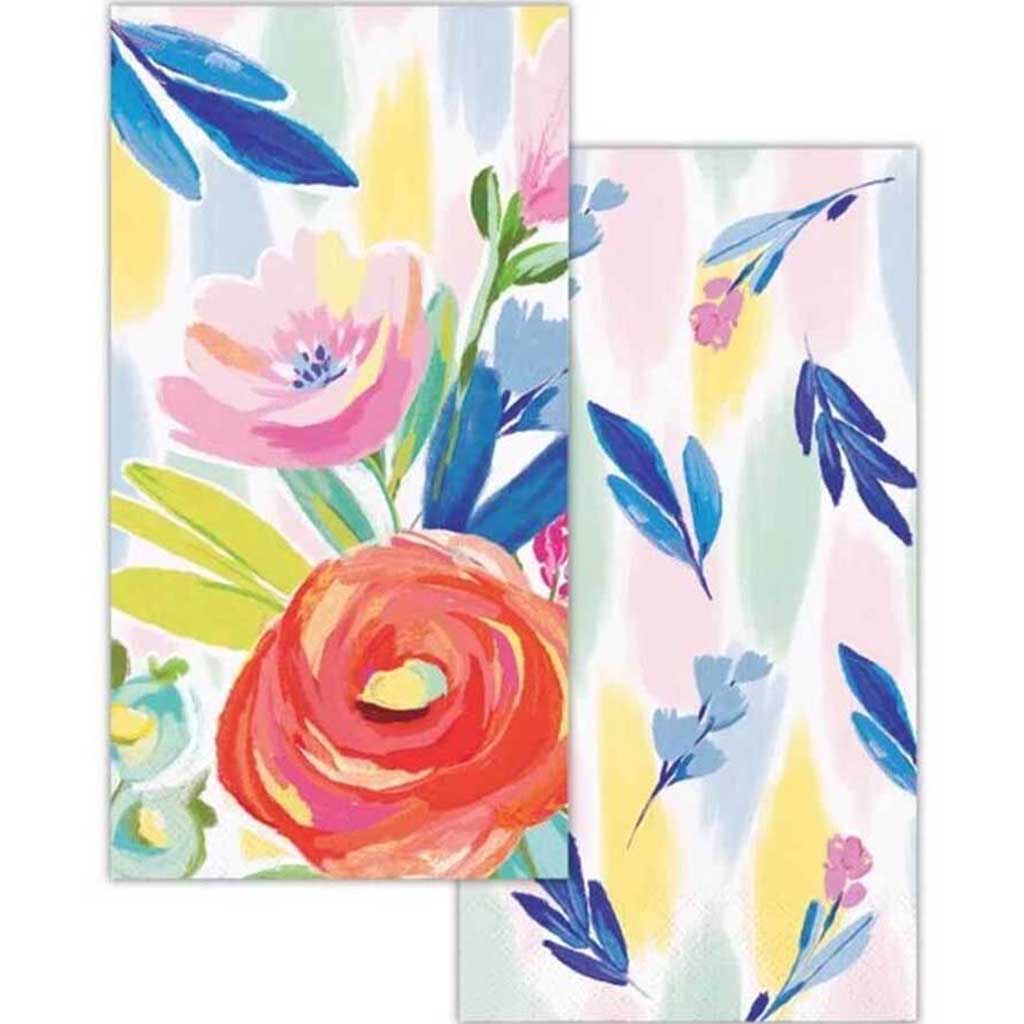 Brushed Florals Guest Towels 3ply 16ct