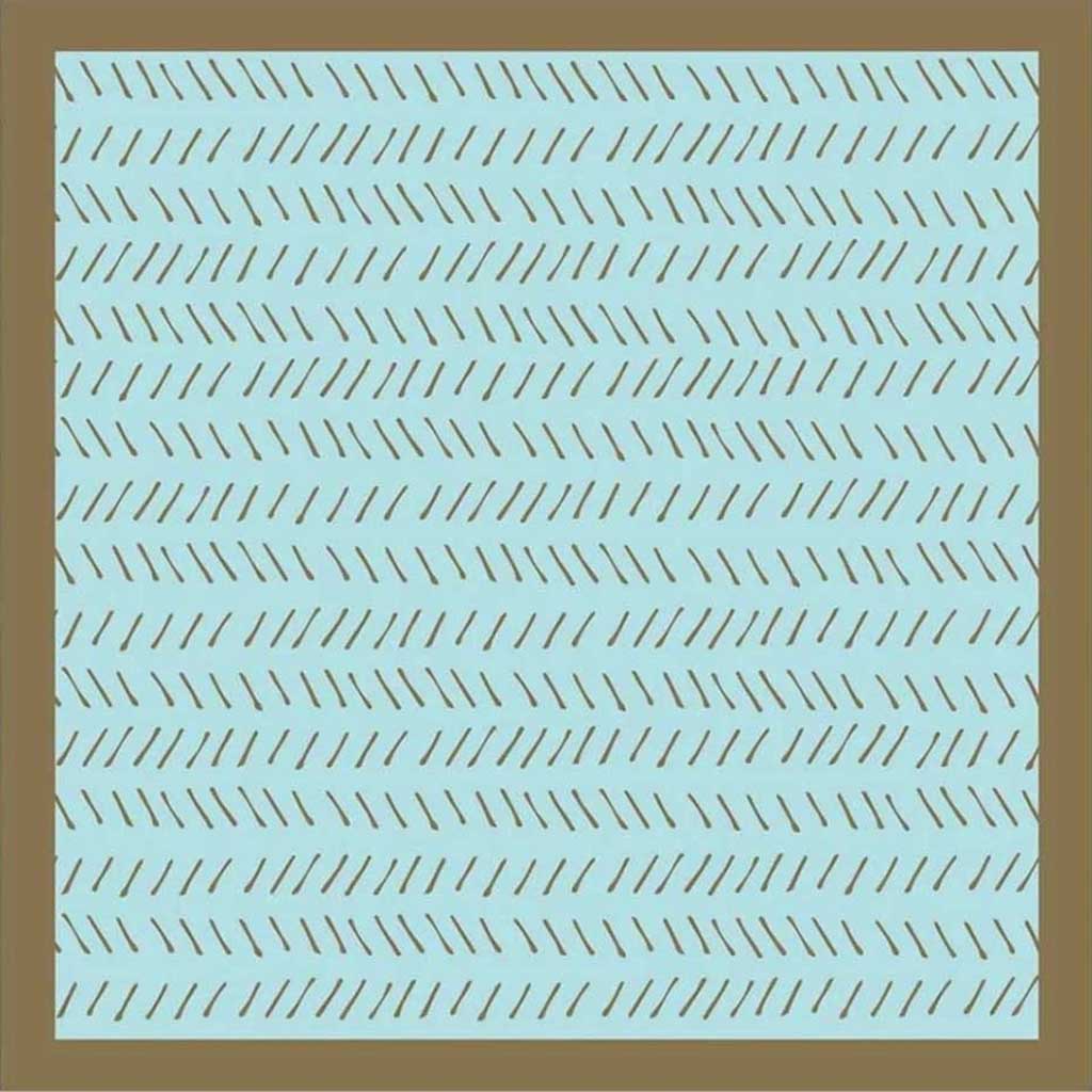 Gilded Geo Hatch Beverage Napkin 3Ply 24ct