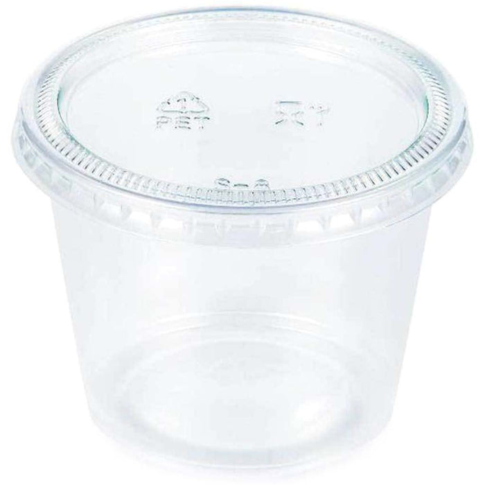 Clear Portion Cups With Lids  5.5oz 16ct