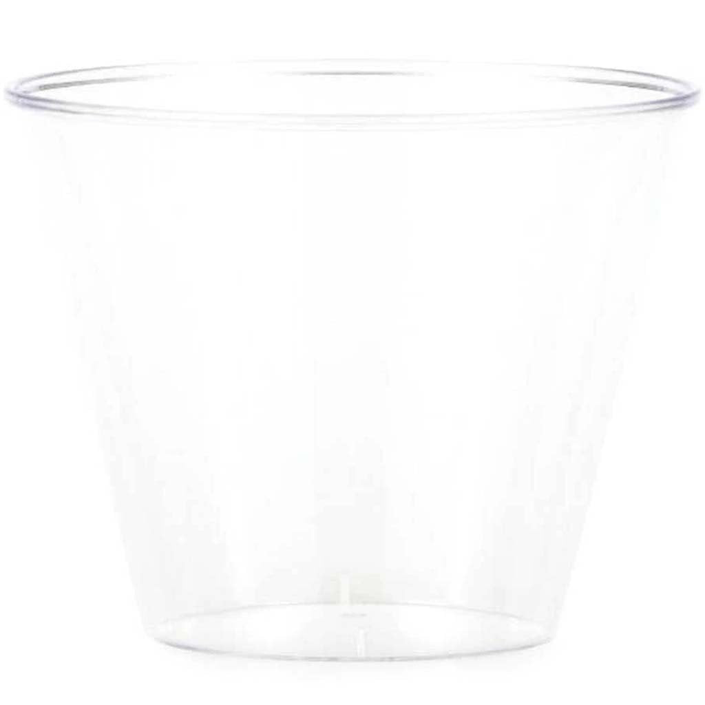 Clear Plastic Tumblers 9oz 8ct