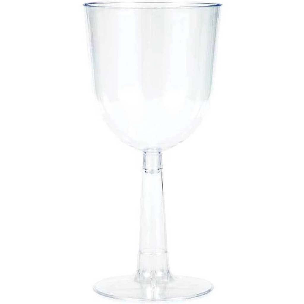 Clear Plastic Wine Glasses 12oz 4ct