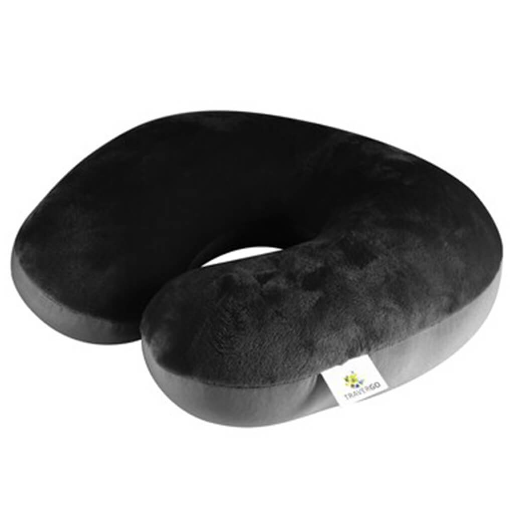 Microbead Spandex Neck Pillow, Black