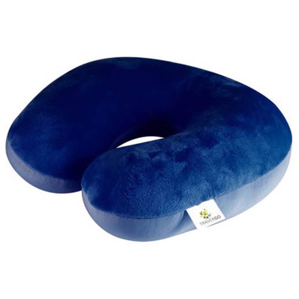 Microbead Spandex Neck Pillow, Blue