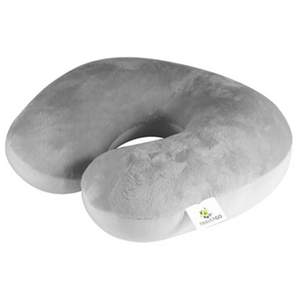 Microbead Spandex Neck Pillow, Gray